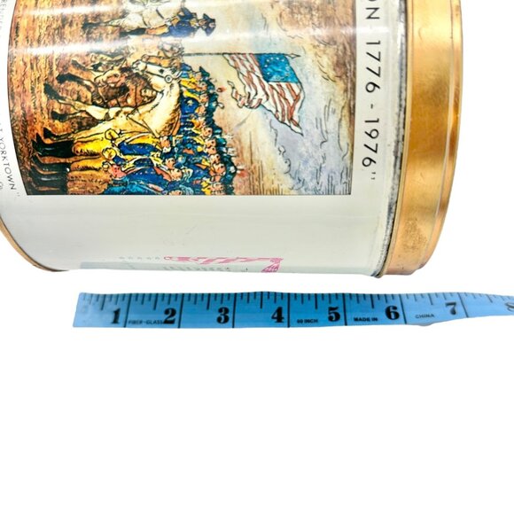 Bicentennial Celebration Tin 1776-1976 John Trumbull Painting Storage Container - Picture 5 of 6